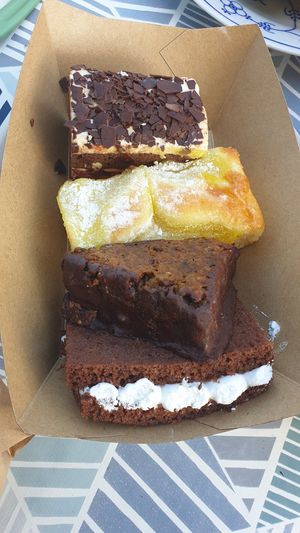 Kuchen Auswahl at Etyok Vegan Kebab in Nuremberg