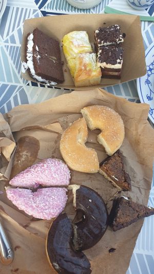 donuts at Etyok Vegan Kebab in Nuremberg