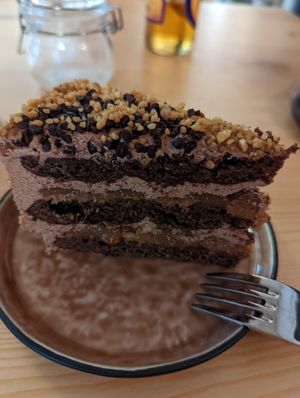 Vegane Torte ❤️ at Etyok Vegan Kebab in Nuremberg