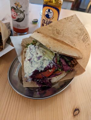 Veganer Kebab at Etyok Vegan Kebab in Nuremberg