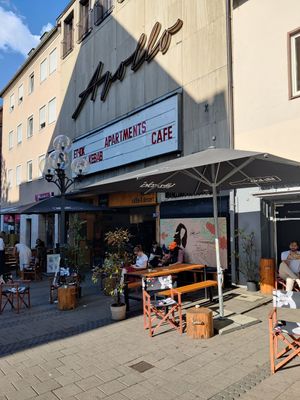Seating area at Etyok Vegan Kebab in Nuremberg