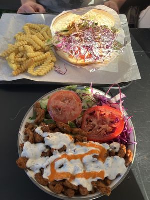 Schüssel und das Kombi-Menü  at Etyok Vegan Kebab in Nuremberg