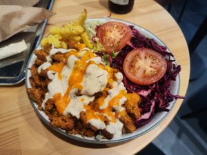 Etyok/Donner dish at Etyok Vegan Kebab in Nuremberg