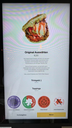 ATM  at Etyok Vegan Kebab in Nuremberg