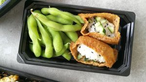 edamame & inari at Cravings by WTF in Kuala Lumpur