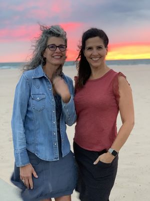 Jill & Kathy, your hosts  at Plant Life Journey Retreats in South Haven