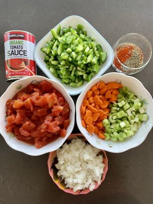 Mise en place  at Plant Life Journey Retreats in South Haven