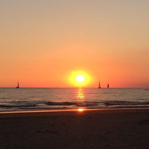 Gorgeous sunsets just a very short walk from the house! at Plant Life Journey Retreats in South Haven