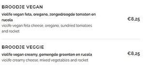 vegan options at Very Italian Pizza in Rotterdam