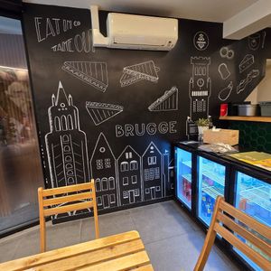 Interior at Cropains in Bruges