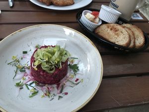 Rote Beete Tatar at Spezlwirtschaft in Munich