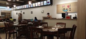 Restaurant inner view  at Lotus Pond Vegetarian in Petaling Jaya