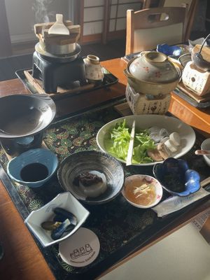 Part of My vegan meal   at Tabinoyado Saikawa in Kuroishi