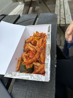 Veggie penne pasta   at The Misty in Isle Of Skye