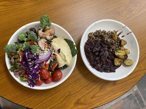 A little bit of everything from the salad bar came to $11    at Suzanne's Natural Foods in Joplin
