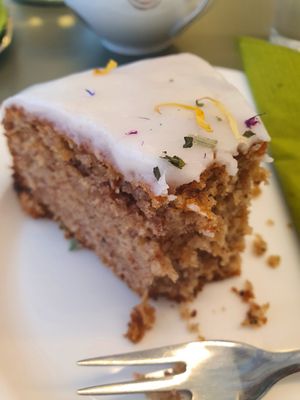 Zucchini cake at Verenas in Innsbruck