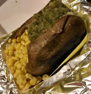 Posno potato   at Potato's in Belgrade