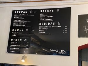   at Ruben's Arepas in Berlin