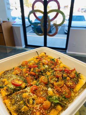 Peppered Flatbread  at Vegunti in Morganville