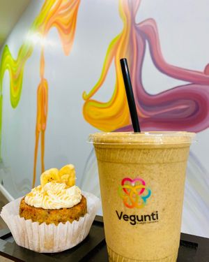 Banana Nut Cake and Nutty Vegan at Vegunti in Morganville