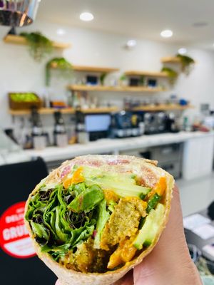 Falafel Wrap  at Vegunti in Morganville