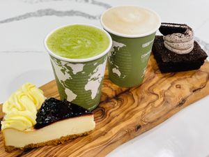 Desserts and Lattes at Vegunti in Morganville