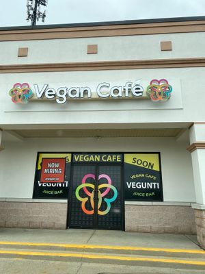 Outside at Vegunti in Morganville