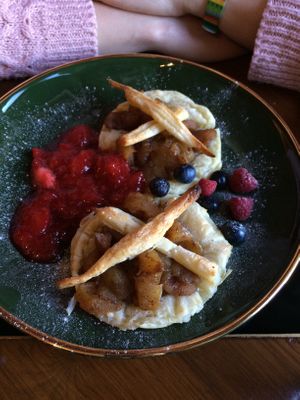 vegan apple pastries at Clachamish House Vegetarian B&B in Isle Of Skye