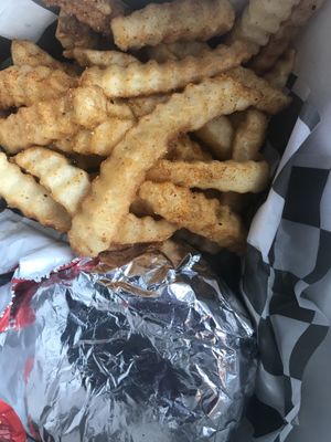 What the cluck and fries at Mike's Vegan Cookout in Raleigh