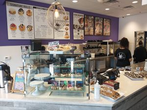 Inside at Cinnaholic in Birmingham