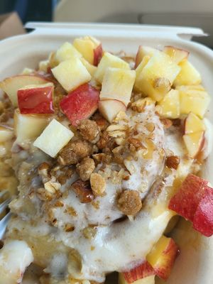 Caramel apple at Cinnaholic in Birmingham