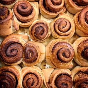 Cinnamon Rolls

V, GF available with pre-order at The Idle Bakery & Cafe in Bradford