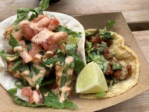   at Pepitas Vegan Taqueria in Denton