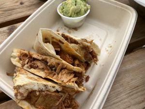   at Pepitas Vegan Taqueria in Denton