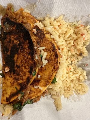 Brisas on flour! Yum!   at Pepitas Vegan Taqueria in Denton