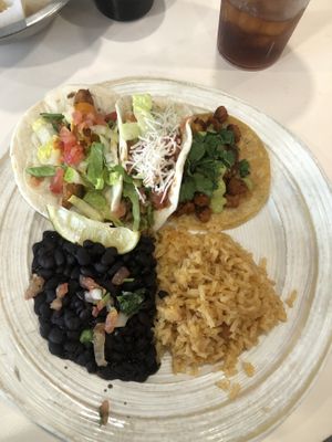   at Pepitas Vegan Taqueria in Denton