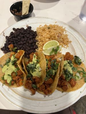   at Pepitas Vegan Taqueria in Denton