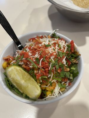 Elote  at Pepitas Vegan Taqueria in Denton