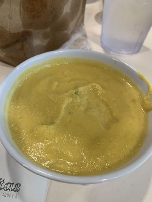 Queso was very good.   at Pepitas Vegan Taqueria in Denton