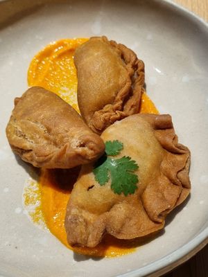Dinkel Empanadas at Hummelbude in Essen