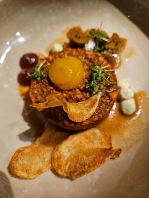 Karottentartar at Hummelbude in Essen