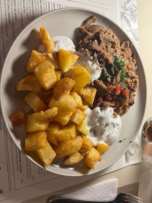 Vegan gyros  at Istros in Kos