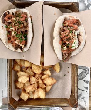 Vegan Gyros Plate   at Istros in Kos