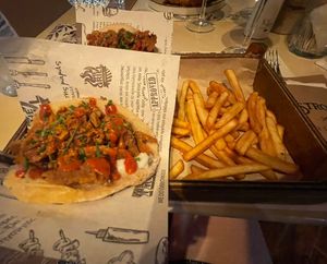 Vegan gyros   at Istros in Kos