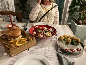 Vegan cheese croquettes with tomato marmalade at Istros in Kos