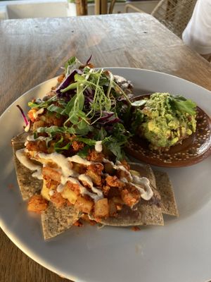 Nachos at Plantivoros in Playa Del Carmen