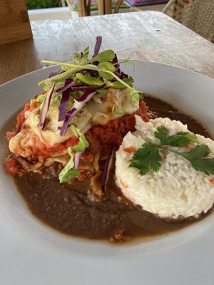 Pastel Azteca   at Plantivoros in Playa Del Carmen