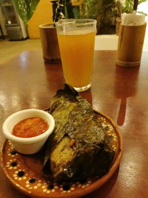 Vegan Tamales at Plantivoros in Playa Del Carmen