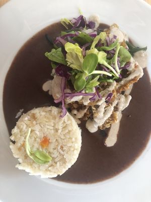 Chile relleno at Plantivoros in Playa Del Carmen