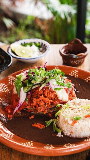 Pastel Azteca  at Plantivoros in Playa Del Carmen